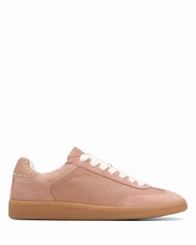 Dasha Pink Genisys Suede Lace Shoes Sneakers
