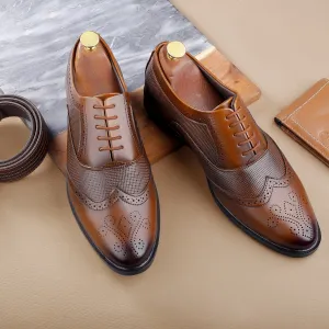 Bacca Bucci VICTORIA Formal Shoes with Superior Comfort | All Day Wear Office Or Party Lace-up Shoes High End Dress Shoes
