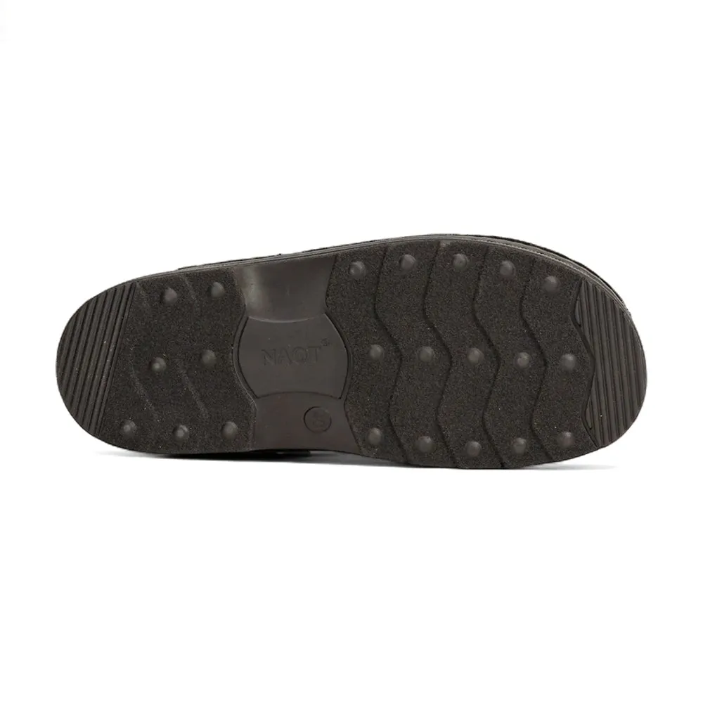 Slip On White Leather Slip On Eiger Shoe (68111)