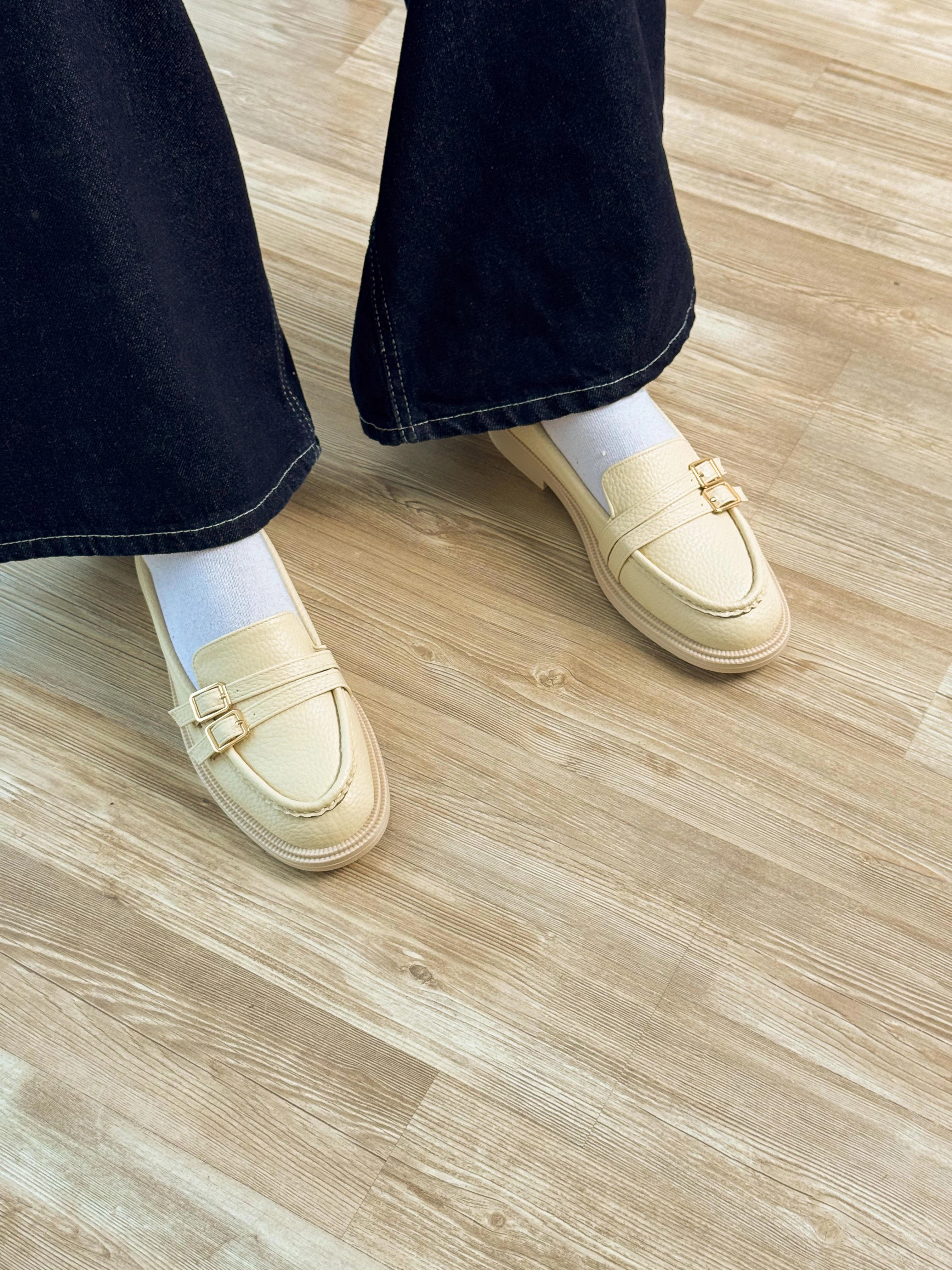 Loafers Shoe Elegance Buckle Loafers