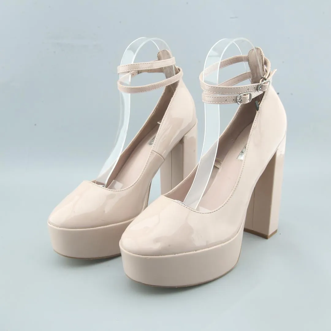 PRIMARK . High Boots With Block Heel