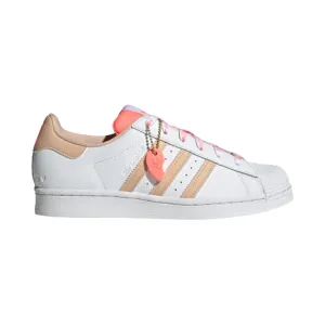 Adidas Women's Superstar Shoes - Cloud White / Halo Blush / Acid Red Jb Elite Training Shoes
