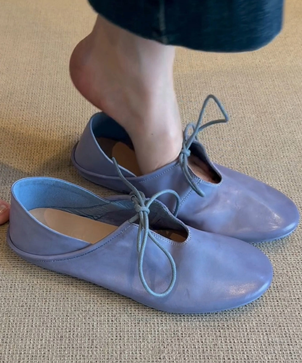 Size 5 Basketball Shoes Shoes Blue Women Leather Flat Lace Cowhide Splicing Up