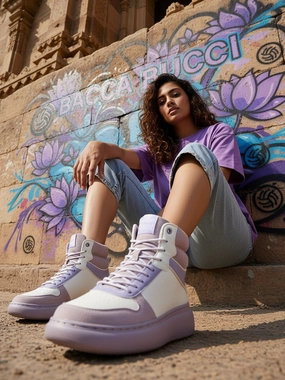 Dg Basketball Shoes Bacca Bucci  Discovery Noir Womens High-Top Sneakers