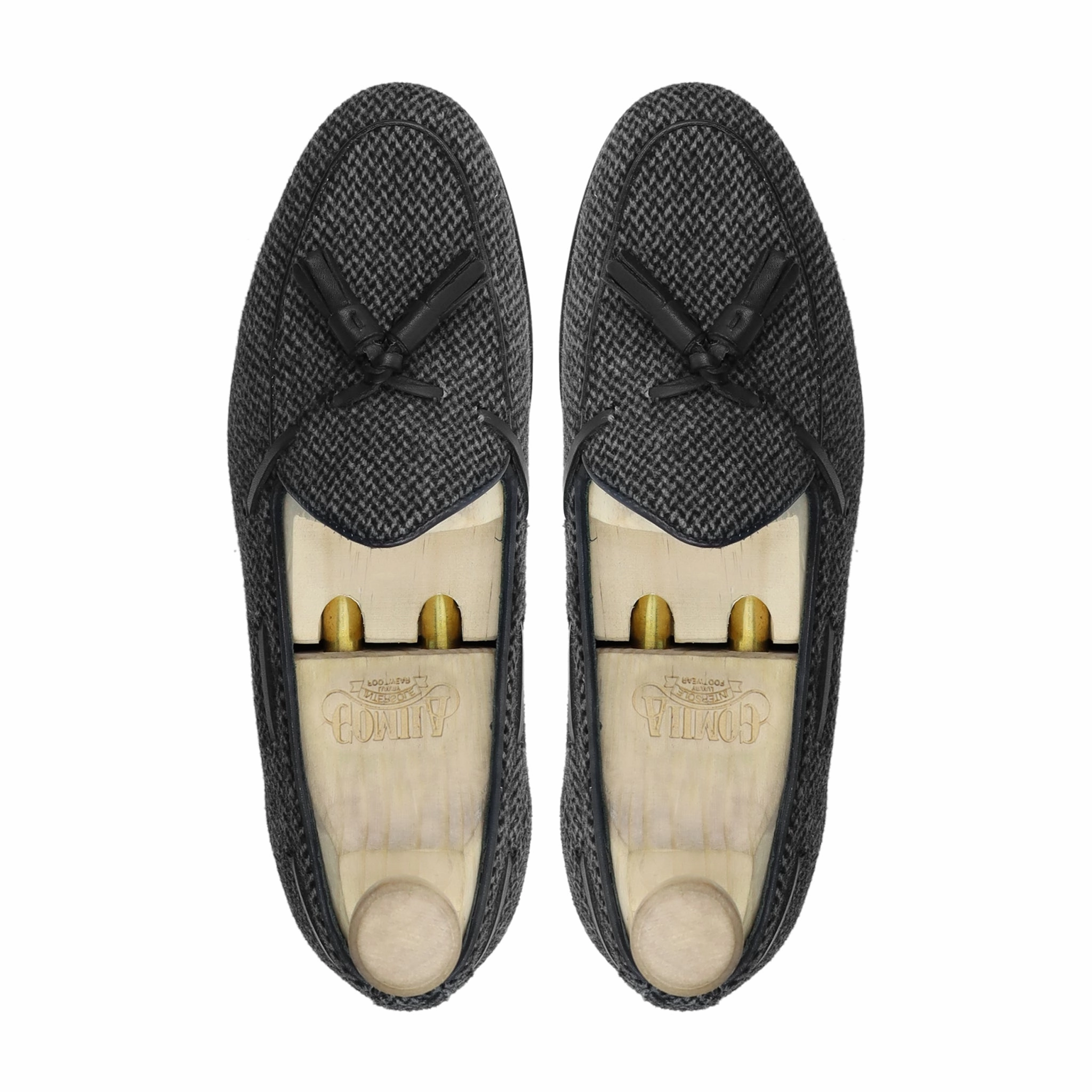 Penny Loafers Cheap Scandix - Men's  Black Tweed Loafer