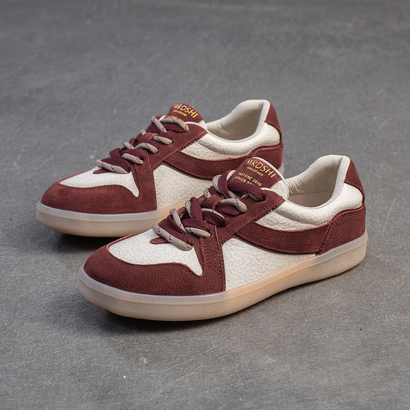 Women Fashion Leather Flat Casual Training Shoes Disperse Xt Trainer Shoes