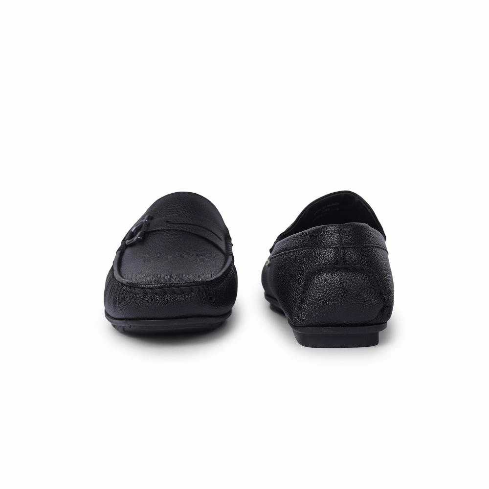 Fortune By Liberty Mens SME-2E Black Formal Loafers Khakis And Loafers