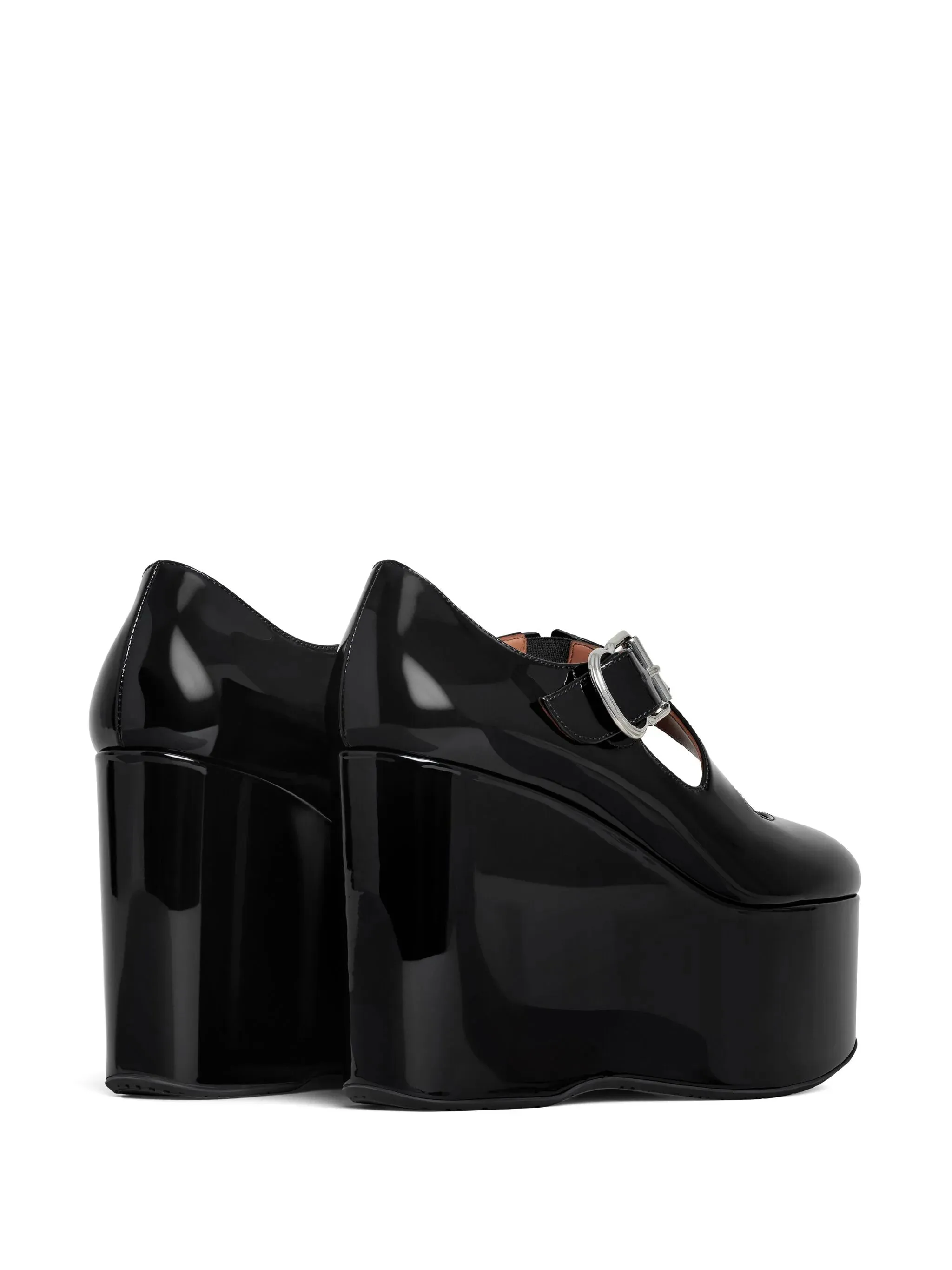 110mm wedges leather pumps High Heels For 11 Year Olds