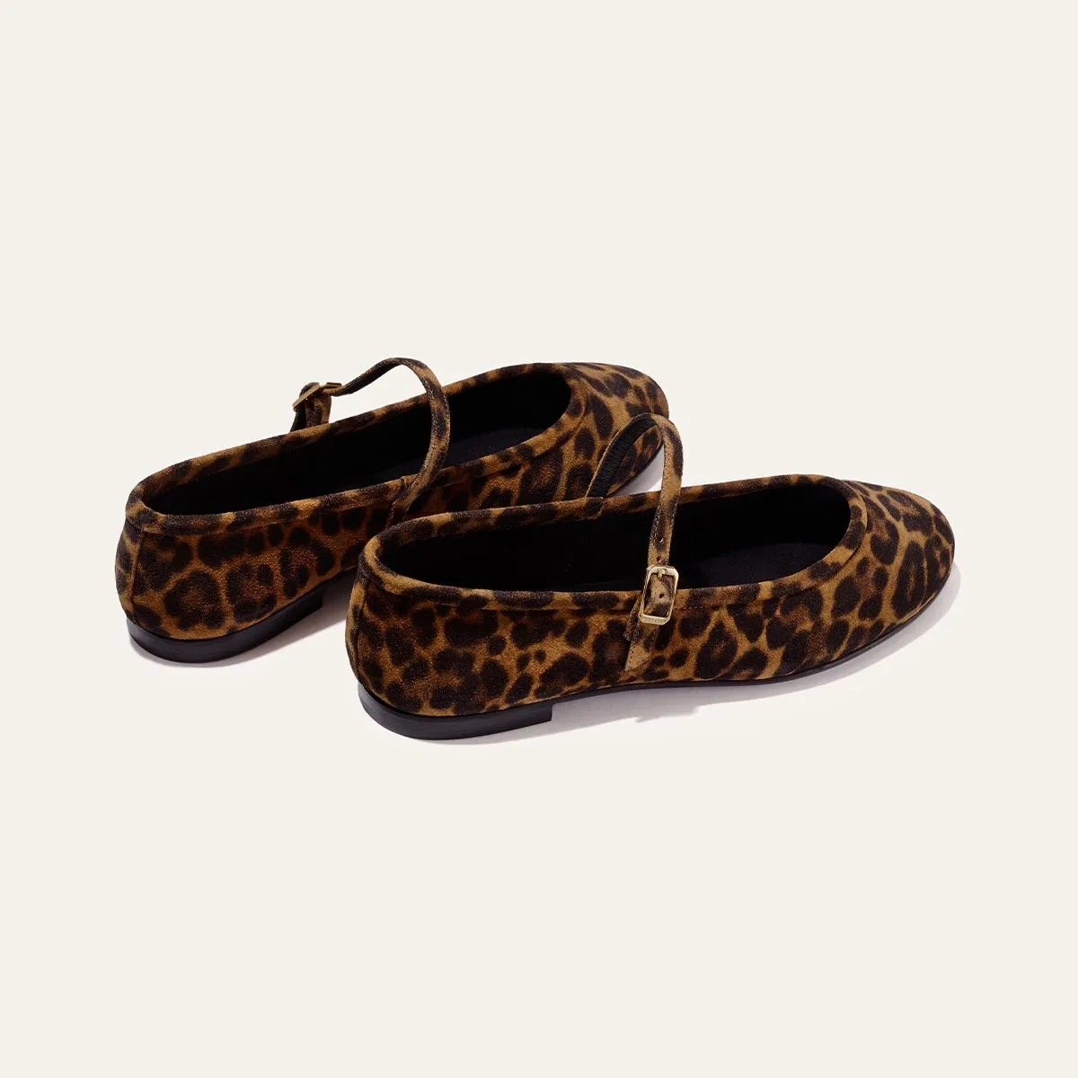 The Demi Jane - Leopard Suede Golf Shoes For Feet