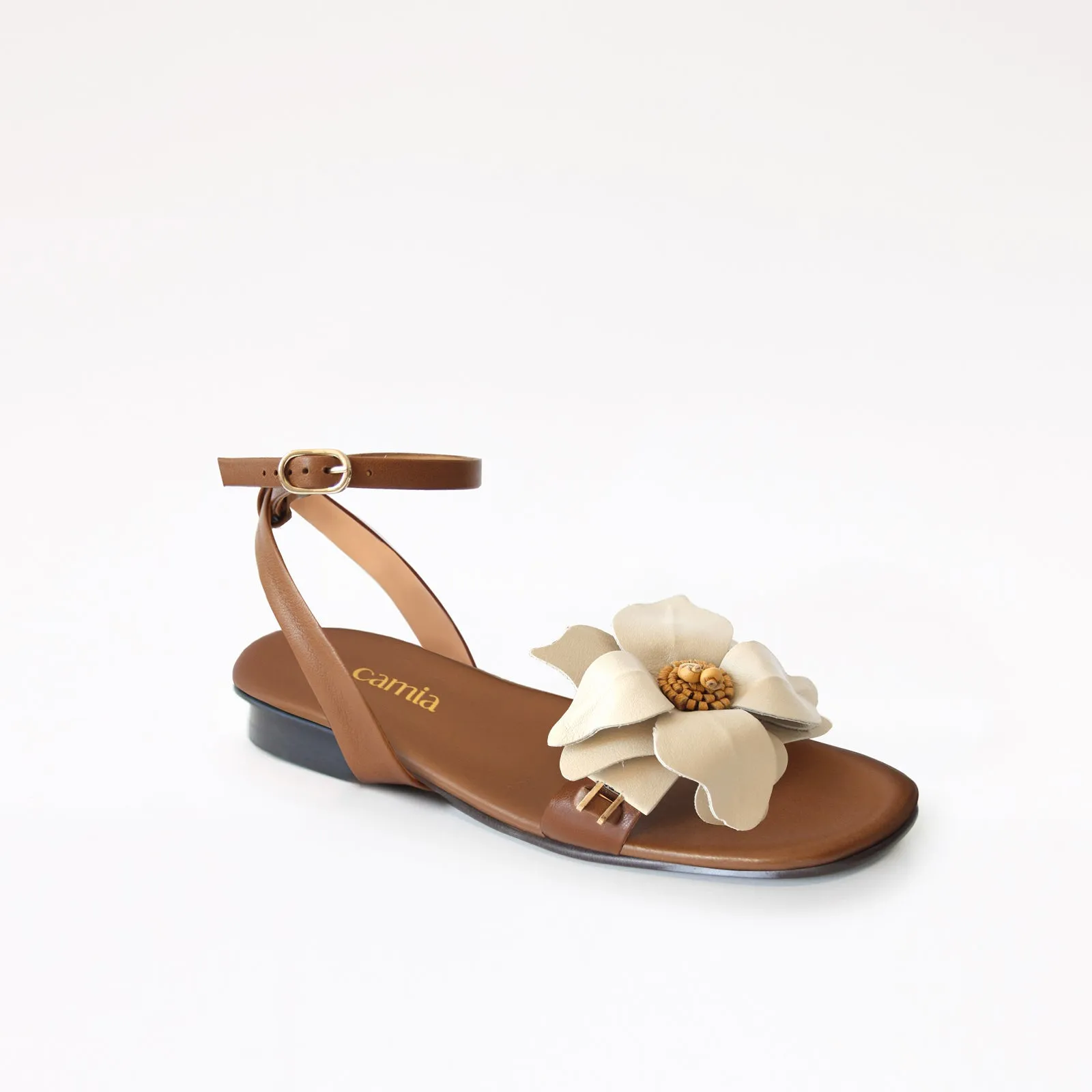 Massage Fit Sandals Espresso Swap Sandal Margarita Flower