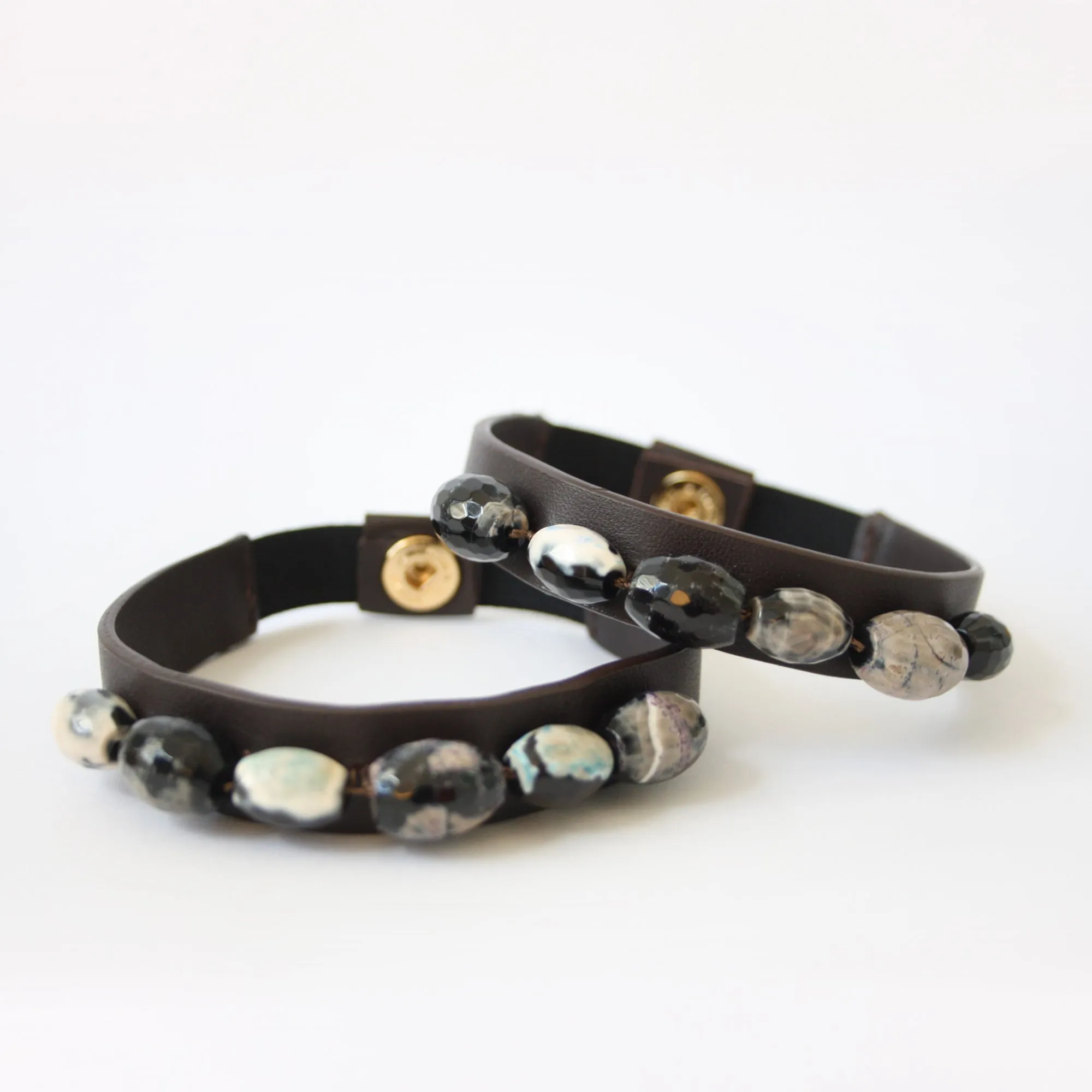 Sandals Emerald Bay - Exumas Bahamas Espresso Swap Sandal with Agatas