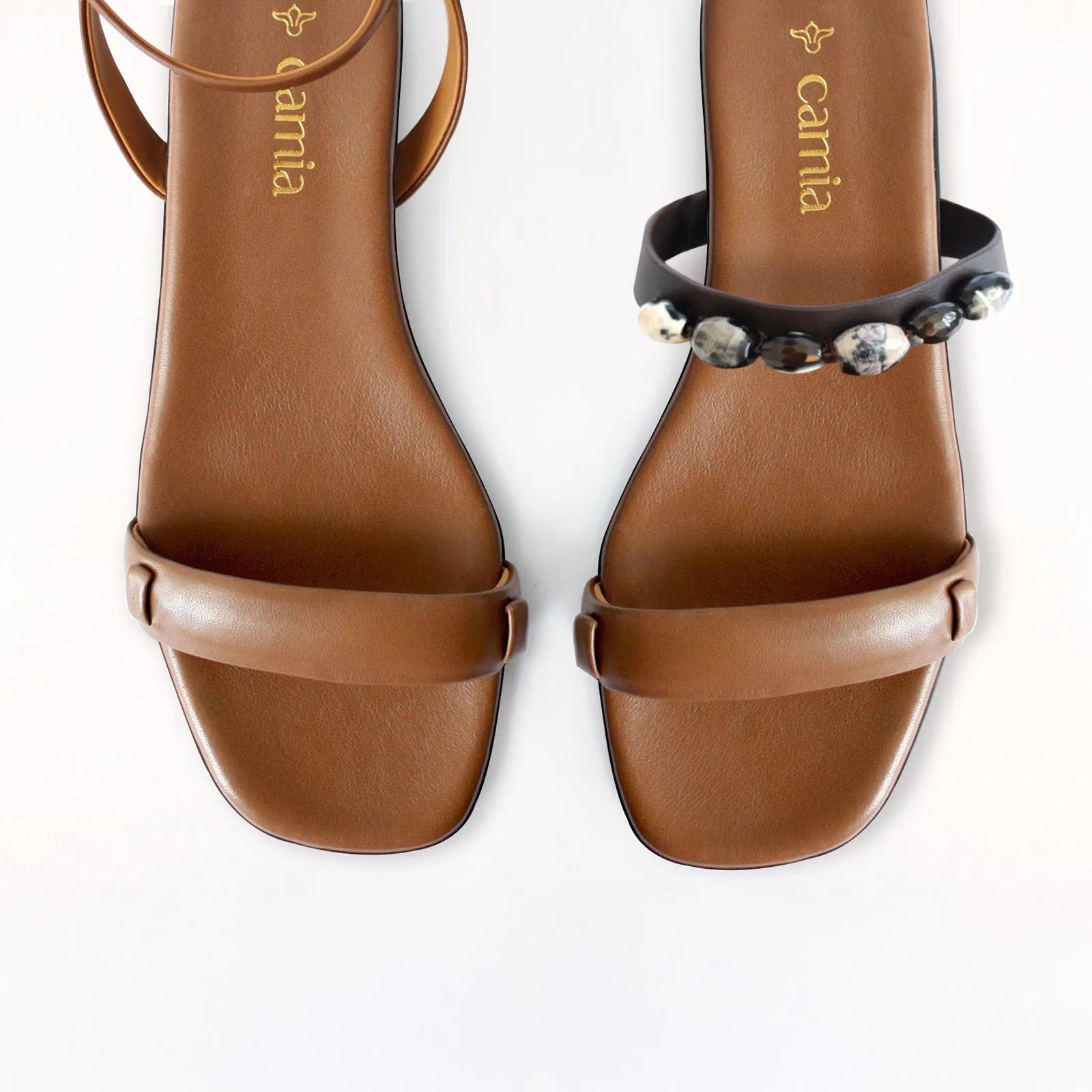 Espresso Swap Sandal with Agatas Earth Alana Sandals