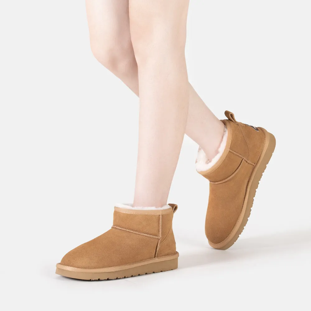 EverAu Australia Women Finch Ultra Mini Classic Boots Low Cut Cowboy Boots