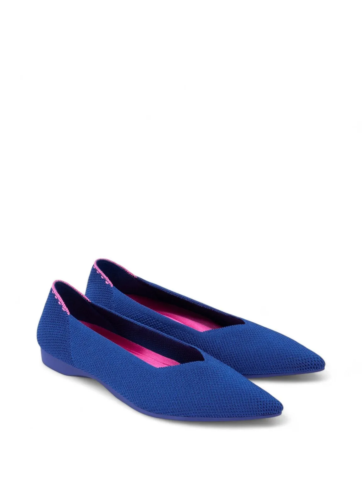 Flat Silver Formal Shoes Rainbow Ballerina Flats