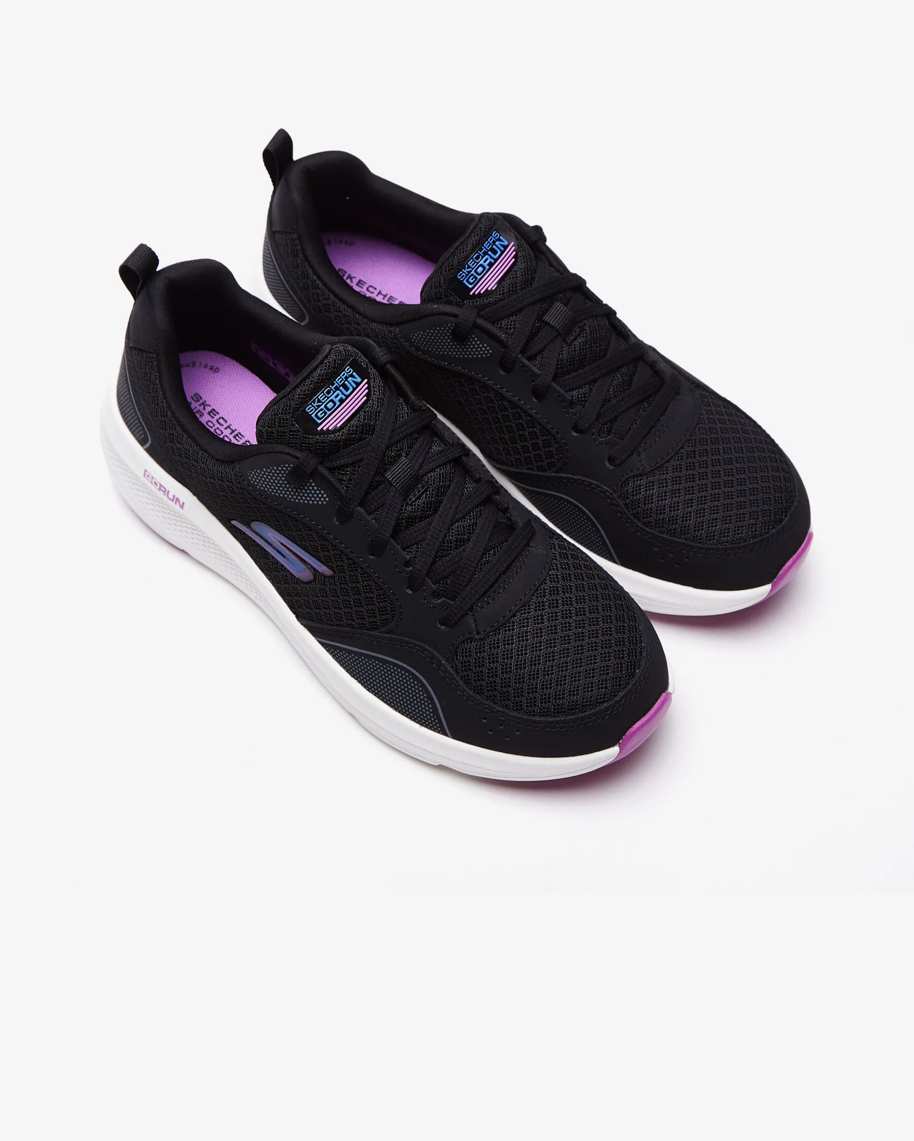 SKECHERS GO RUN ELEVATE - XYLON - 128333 - BKPR Comfort Sneakers