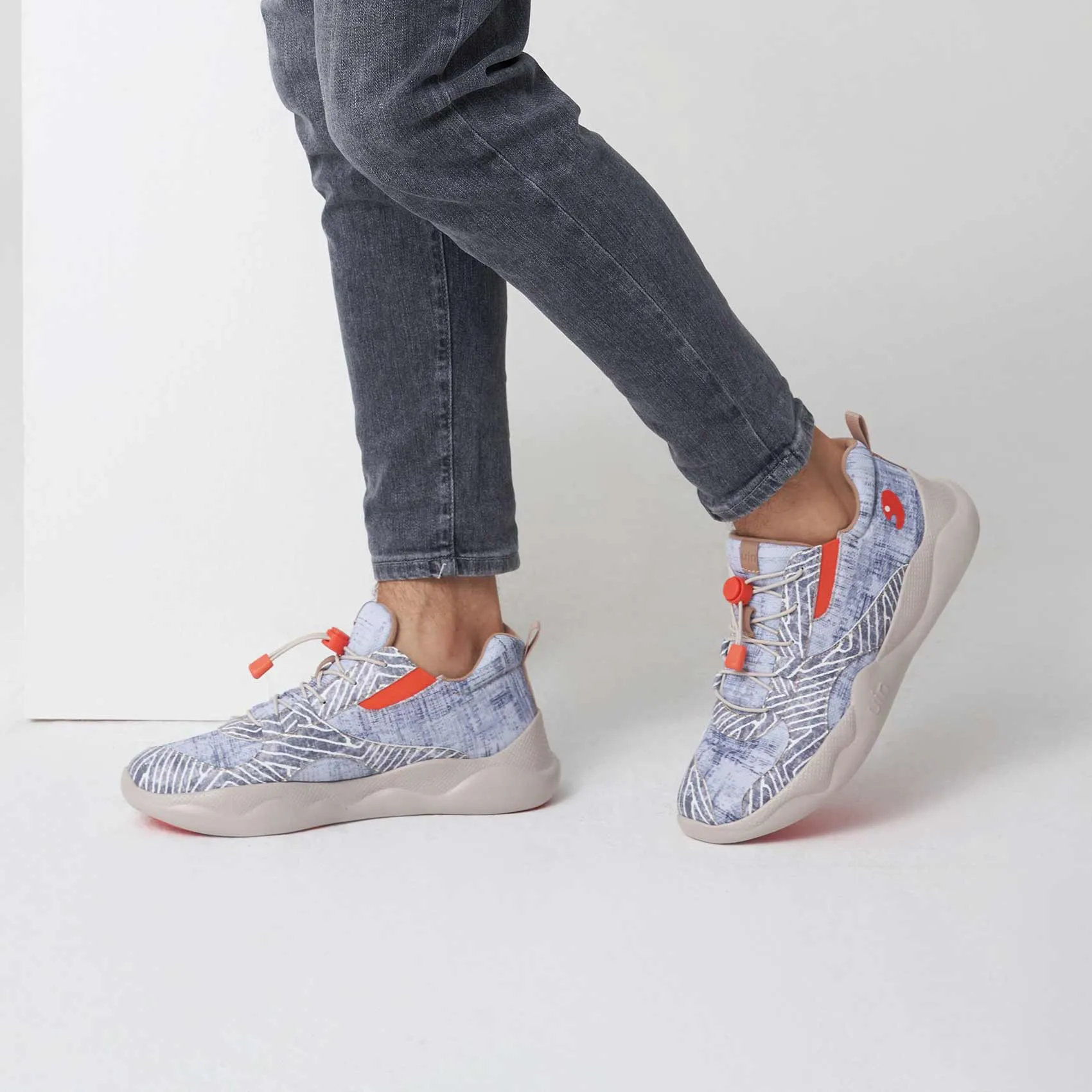 Fading-Grey Mijas III Men Shoes Wedge Sneakers