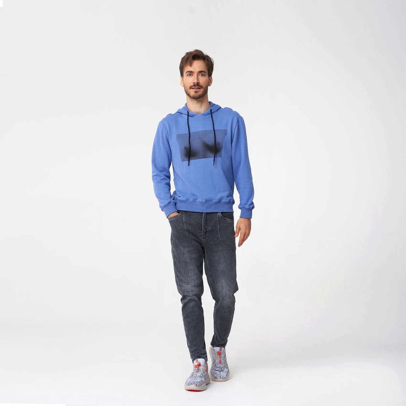 Fading-Grey Mijas III Men Sneakers That Are Heels