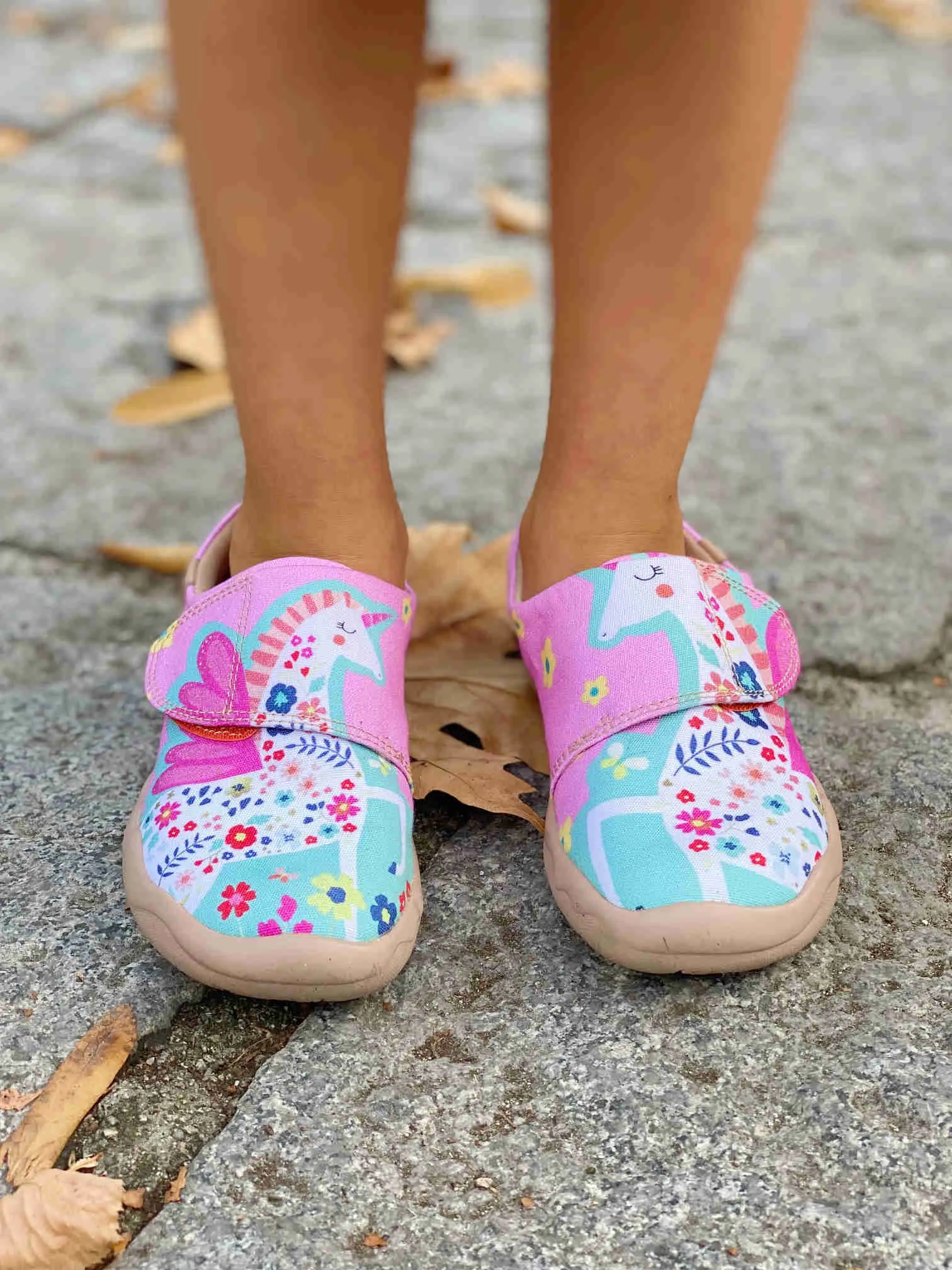 Fantasy Unicorn Kid Sandals For Women Velcro