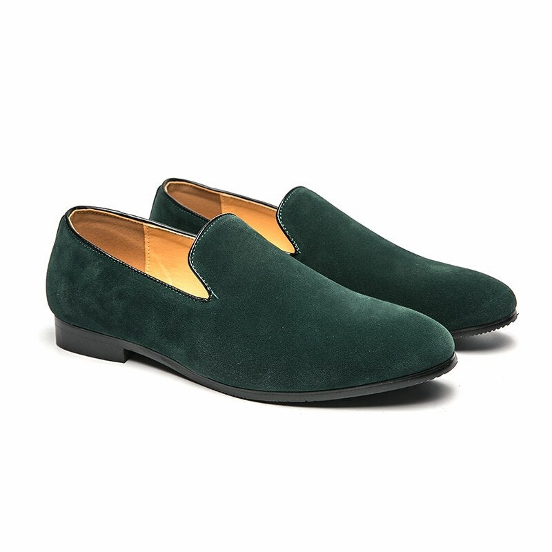 West Louis Designer Slip-On Suede Lightweight Loafers Lux Pinch Penny Loafers