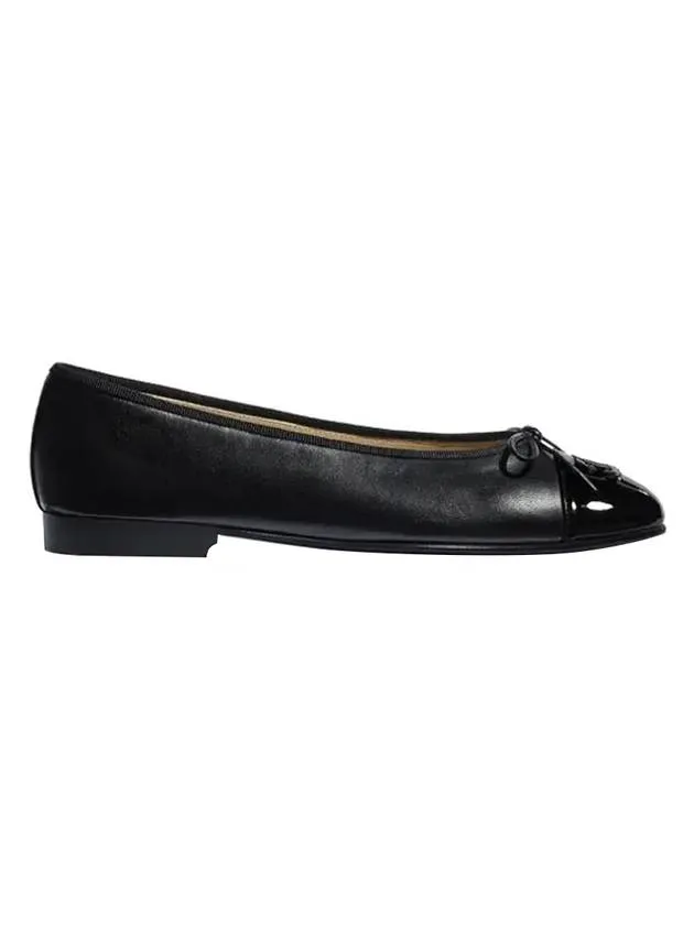 Lambskin Ballerina Flats Black Chanel Marathon Flats Shoes