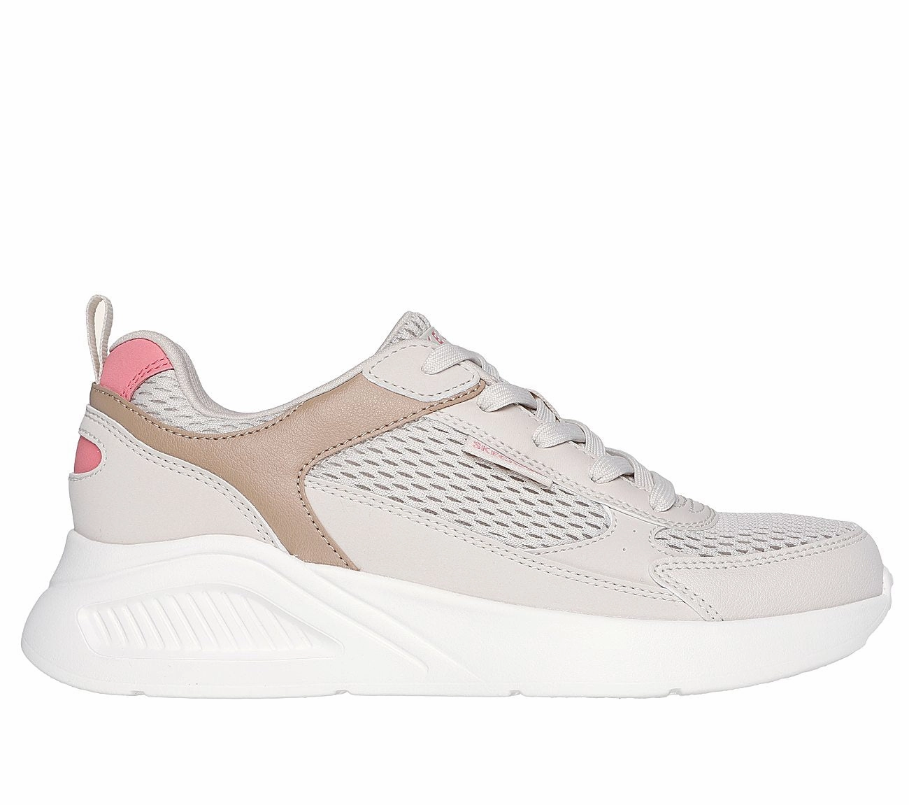 Asymmetrical Flat Shoes UNO LITE - NATURAL