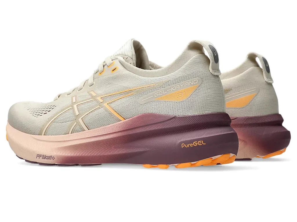 Asics Womens Gel Kayano 31- Oatmeal/Pearl Pink (1012B670-250) Unisex Training Shoes