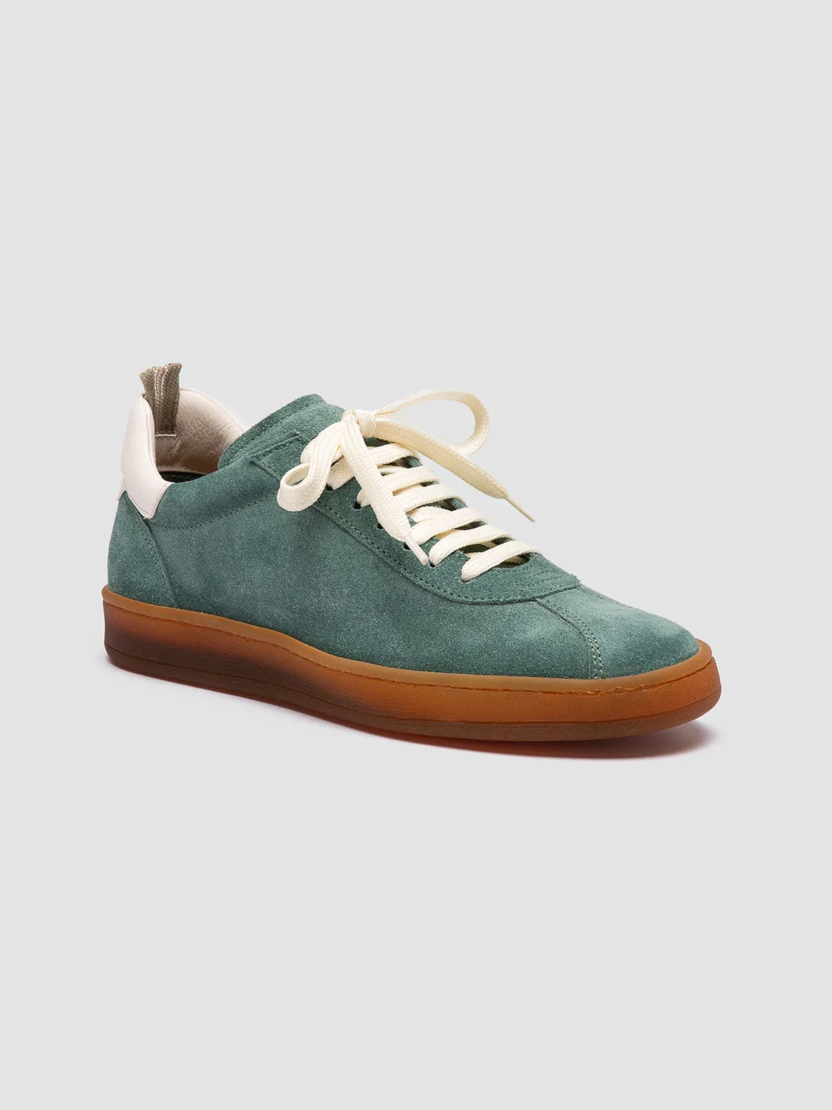 Rbx Sneakers DESTINY 101 - Green Leather and Suede Sneakers