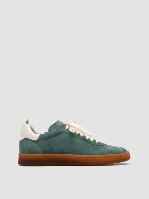 DESTINY 101 - Green Leather and Suede Sneakers Puma Racer Sneakers