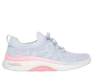 Best Flat Shoes For Working Out GO WALK ARCH FIT 2.0 - BEL - GRAY PINK