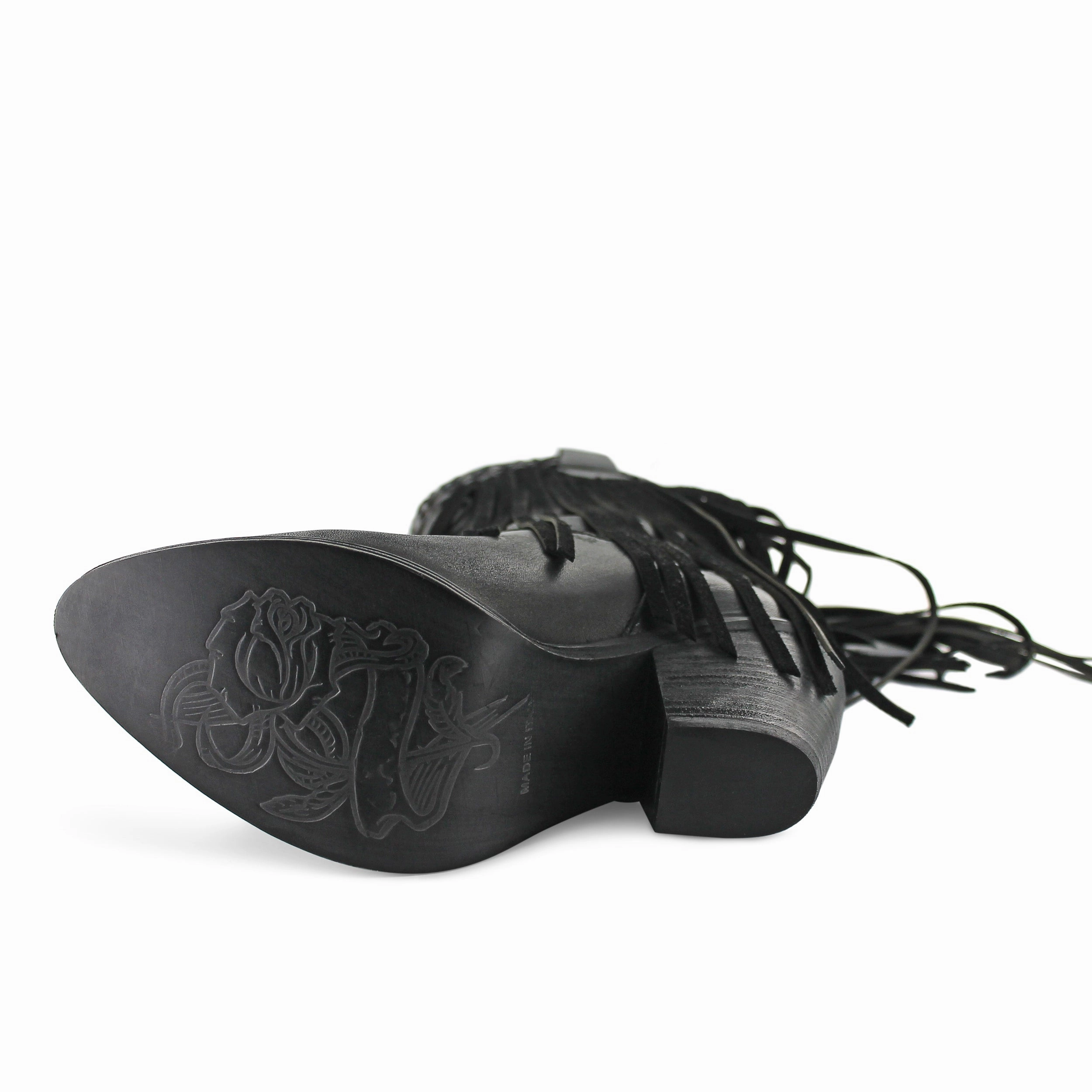 Small Heel Boots FLORIDA09 - Nappa Nero