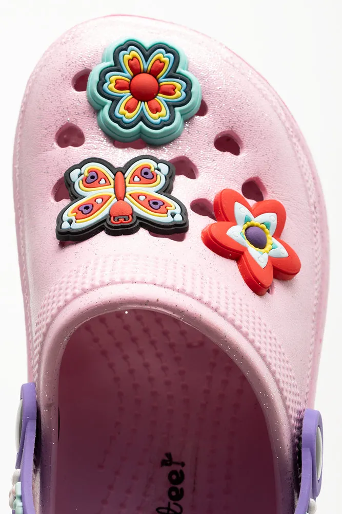 Flower Charms Clogs Pink Under Armour Ua Commit Training Shoes