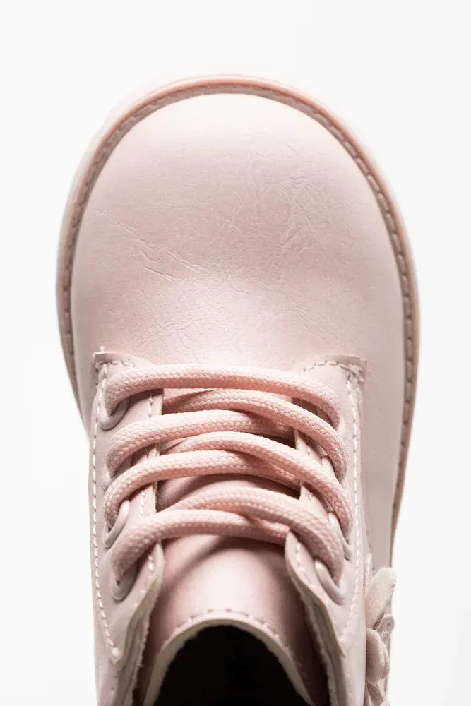 Running Shoes Zero Drop Flower Trim Boots Pink