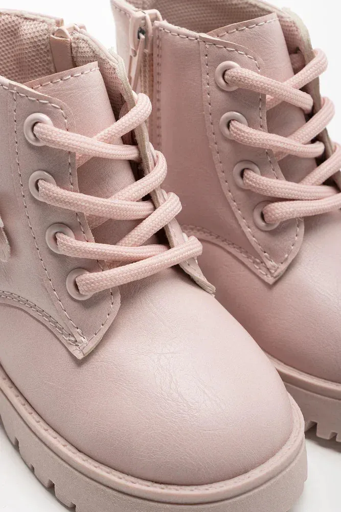 Running Shoes Kona Flower Trim Boots Pink