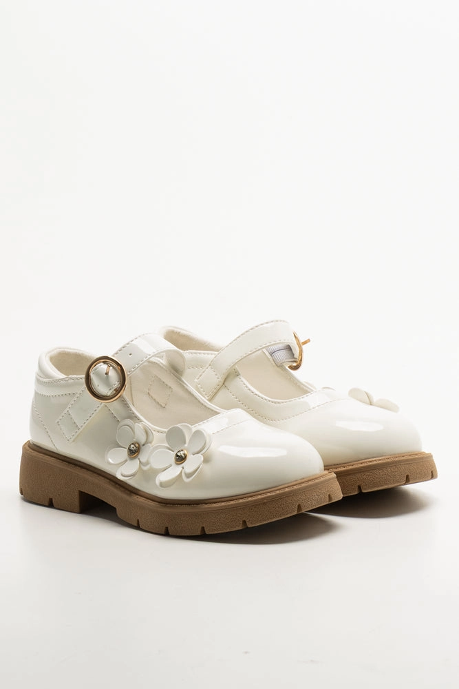 Flower Cutout Mary-Jane Shoe Cream 1981 Basketball Shoes