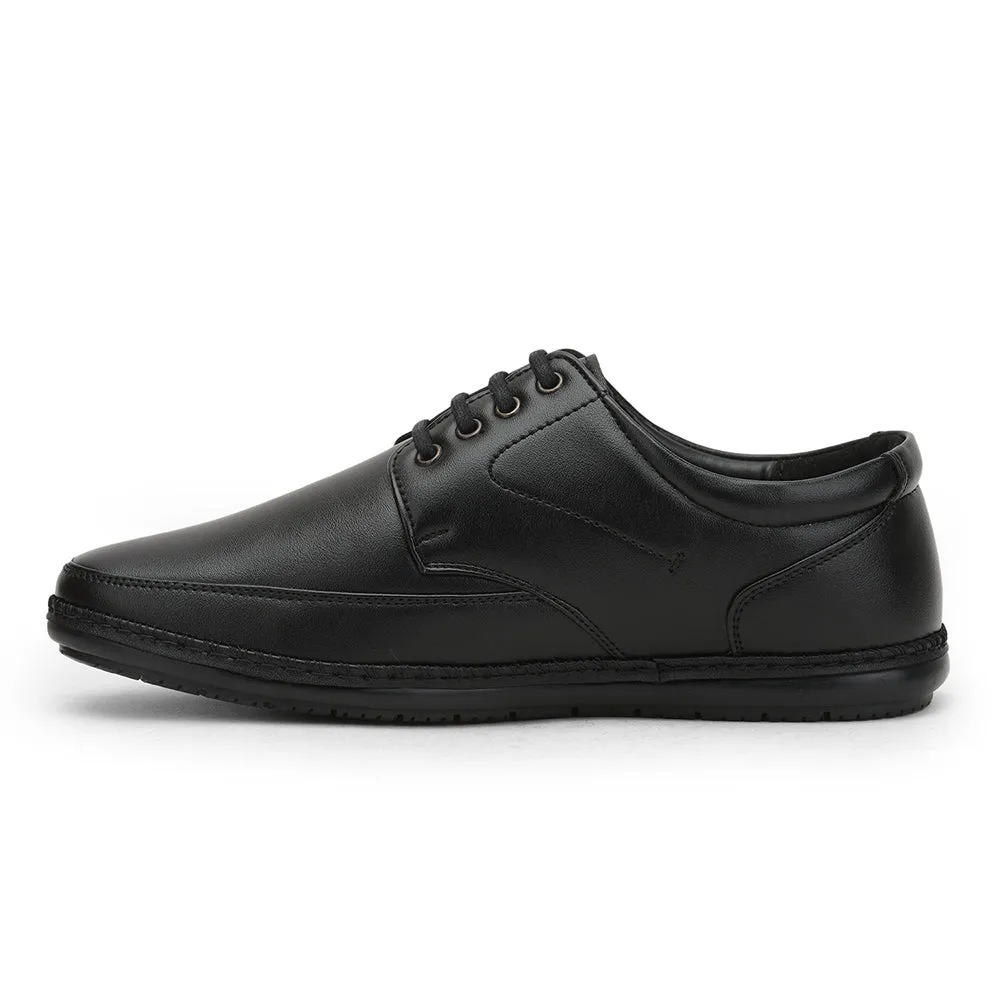 Fortune (Black) Formal Lace Up Shoes For Men ER-61 By Liberty Play Dress Up Shoes