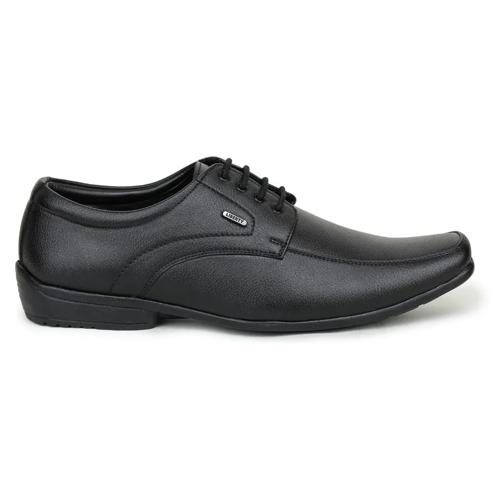 Dress Shoes Types Fortune (Black) Formal Lace Up Shoes For Men Uvl-35 By Liberty