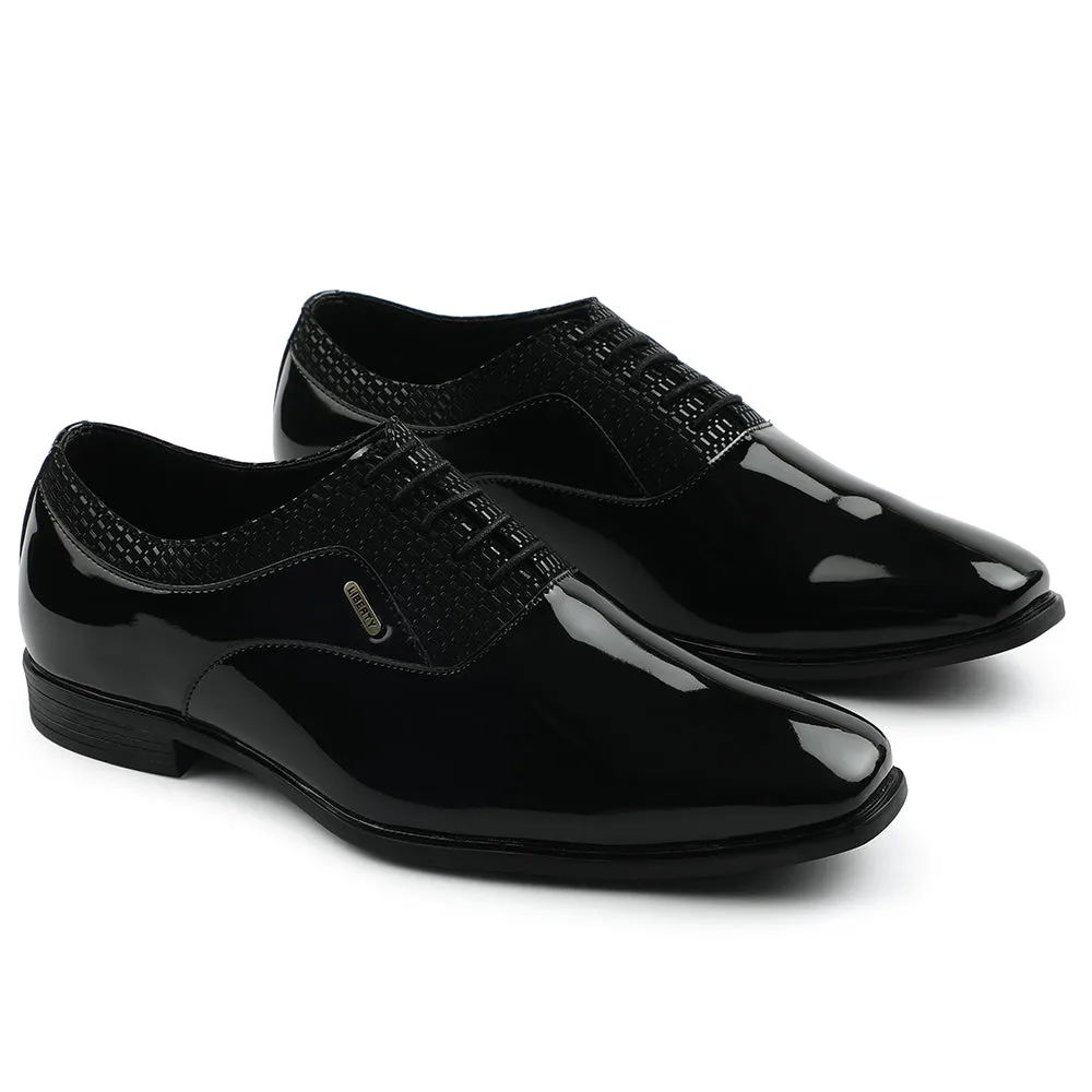 Fortune Black Formal Lacing Oxford Shoes For Mens A998-07 By Liberty Male Dress Shoes
