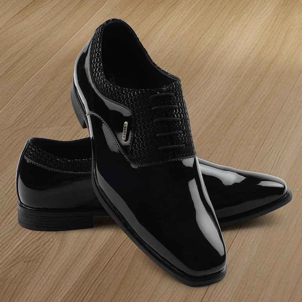 Fortune Black Formal Lacing Oxford Shoes For Mens A998-07 By Liberty Dress Shoes With Tux