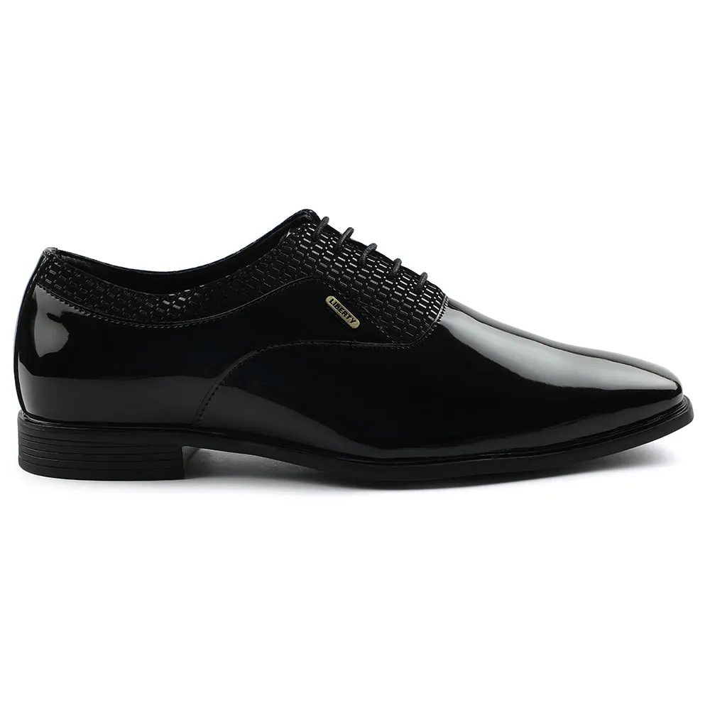 Dark Brown Dress Shoe Fortune Black Formal Lacing Oxford Shoes For Mens A998-07 By Liberty