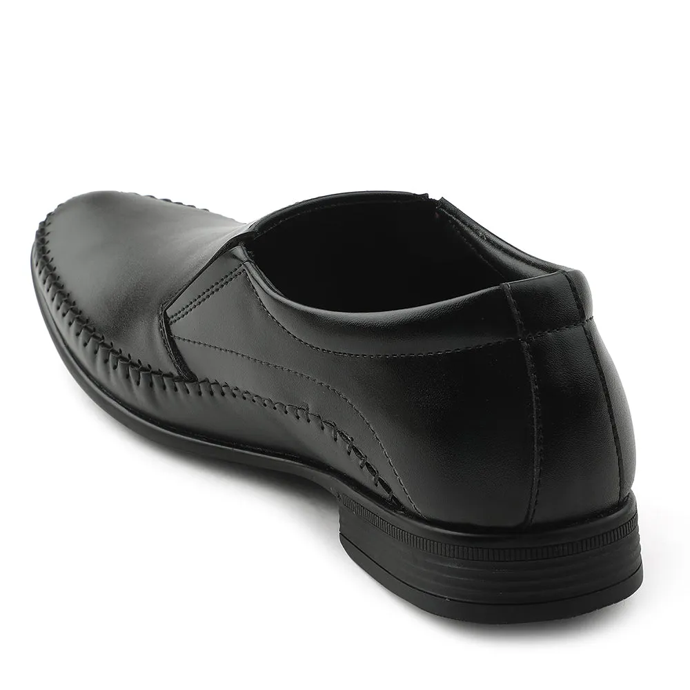 Stacy Adams Dress Shoes Fortune Black Formal Non Lacing Moccasin Shoes For Men HML-18E By Liberty