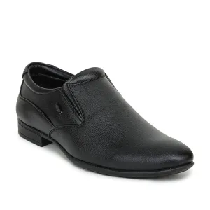 Fortune Black Formal Slip on Shoes For Men UVL-31 By Liberty Dress Shoes With High Arch Support