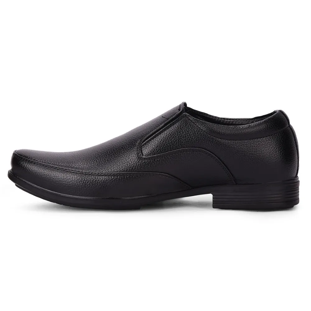 Handmade Leather Dress Shoes Fortune Black Formal Slip on Shoes For Men UVL-34 By Liberty