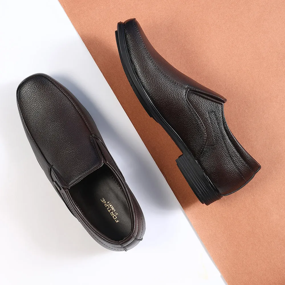 Dsw Dress Shoes Clearance Fortune Brown Formal Non Lacing Moccasin For Men H202-02 By Liberty