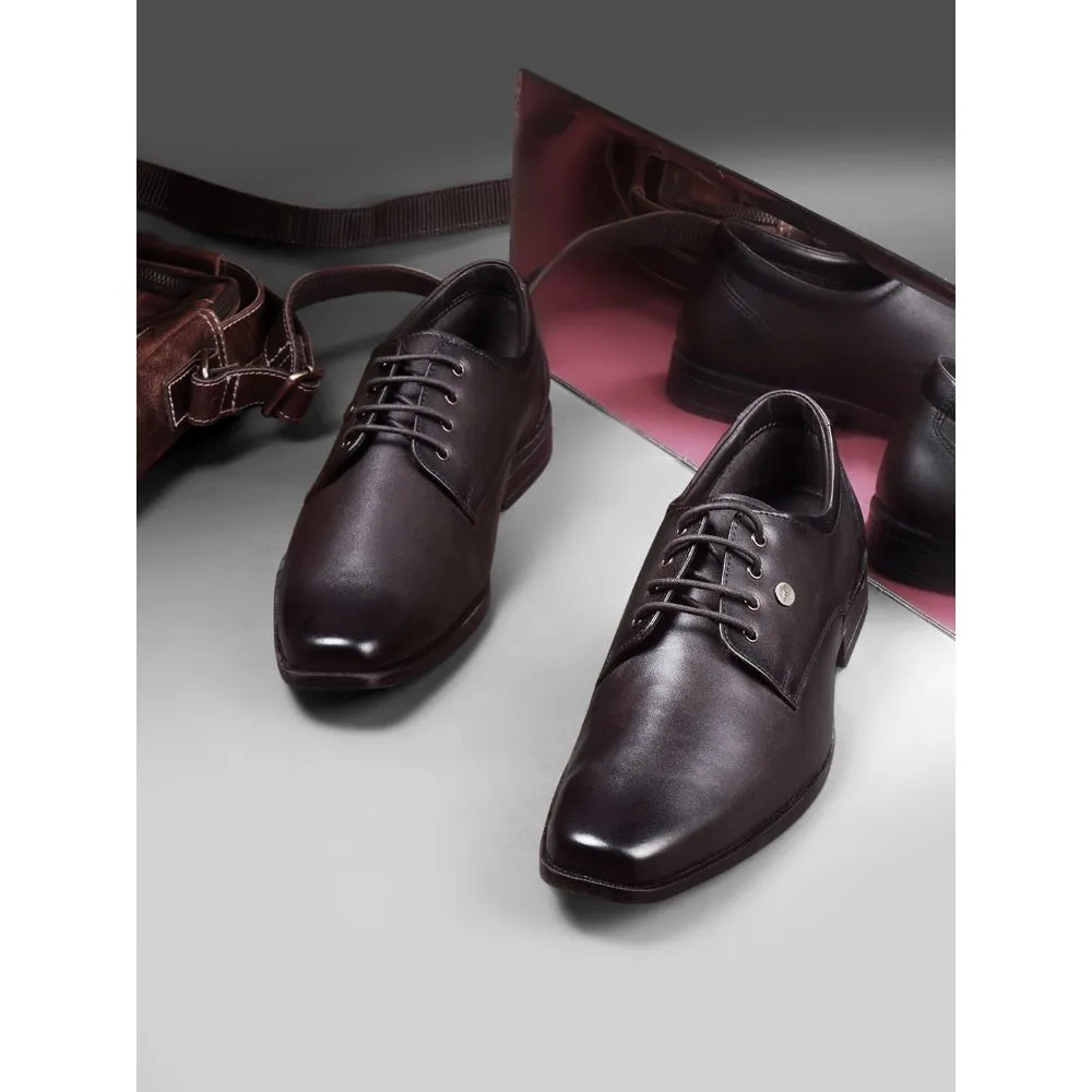 Allen Dress Shoes Fortune By Liberty Men LB31-01E Brown Formal Lacing Shoes