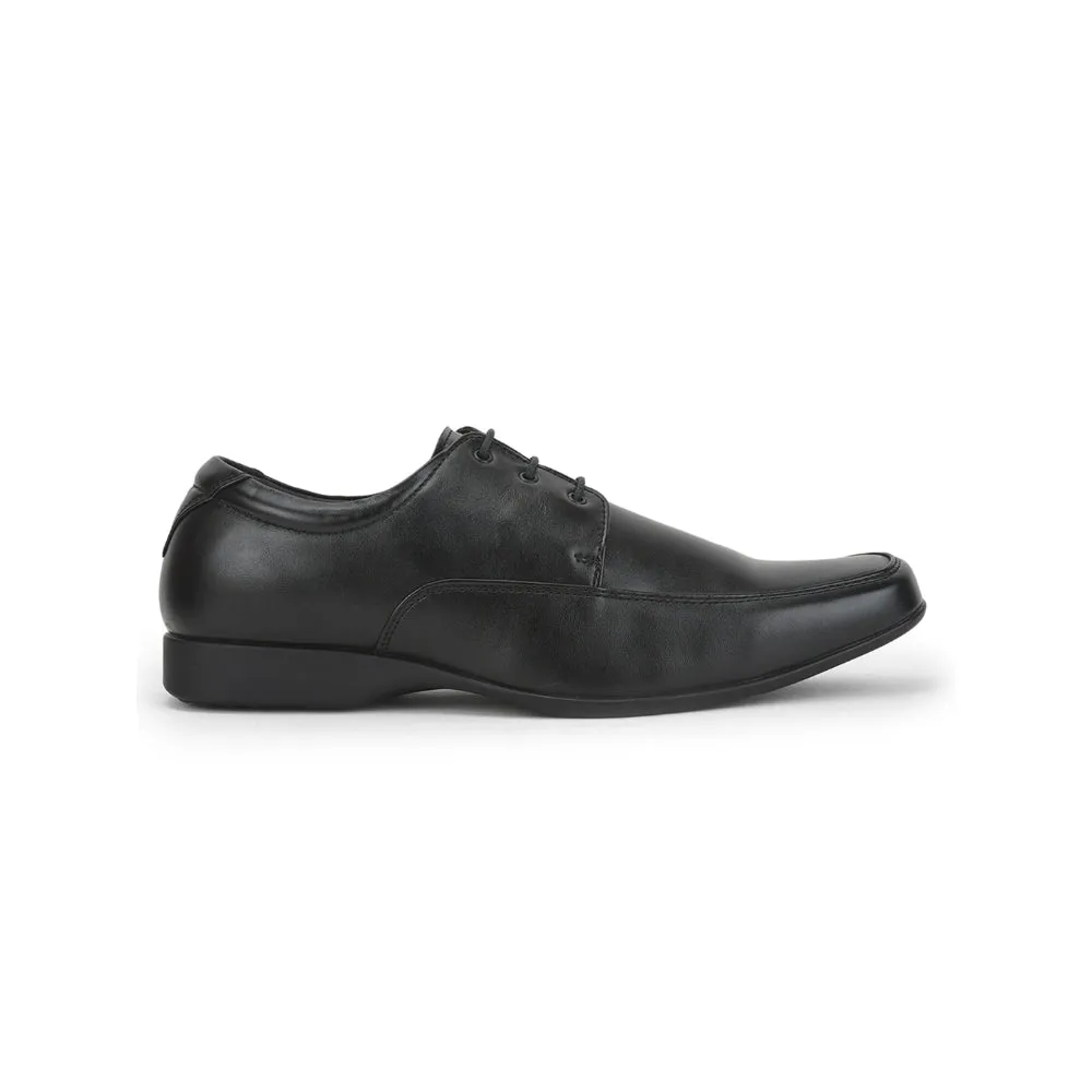 Shoes To Wear With Jeans And Dress Shirt Fortune Formal Lacing Black Derby Shoes For Men FL-0001 By Liberty