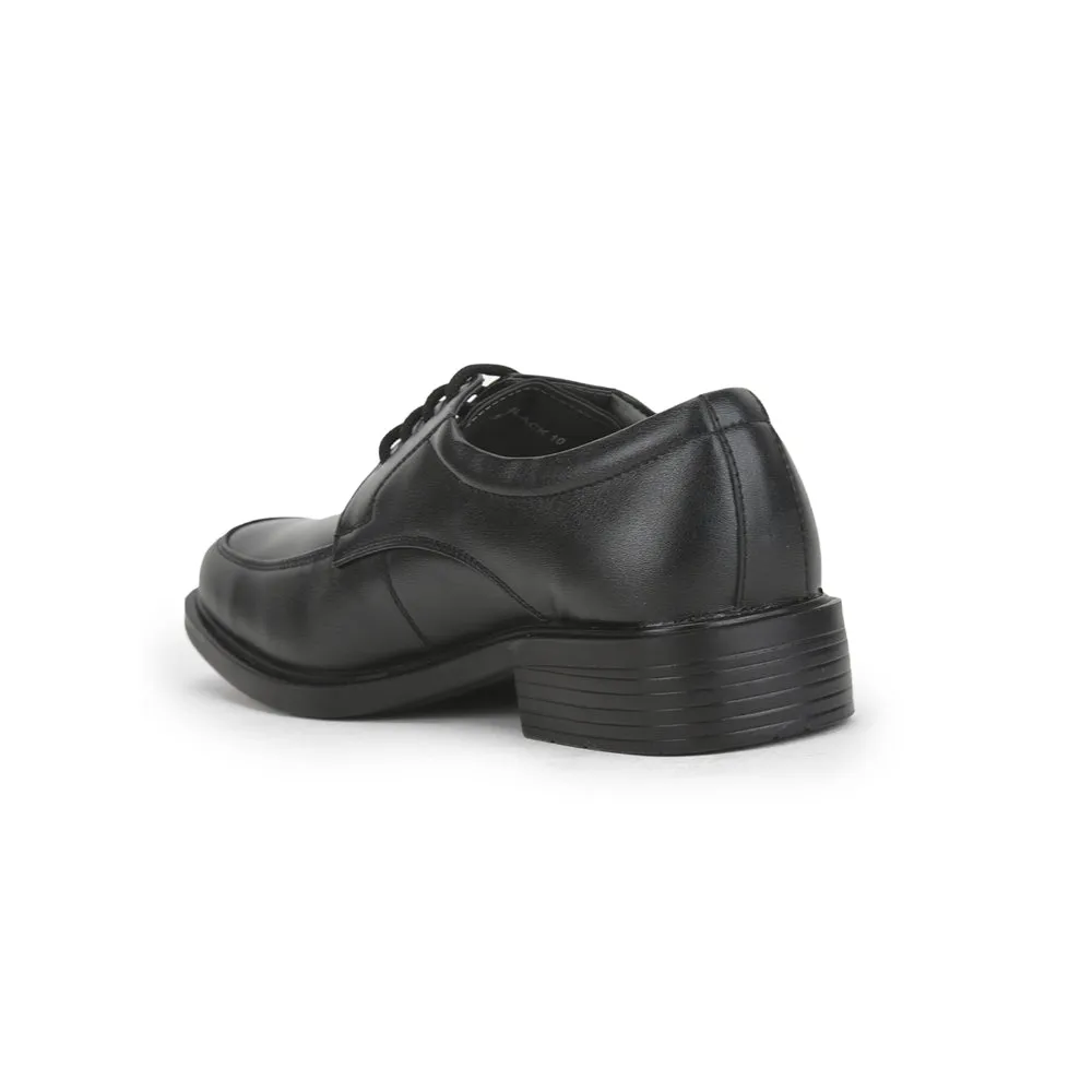 Dress Loafer Formal Shoes Fortune Lacing Black Formal Derby Shoes For Men 505-16 By Liberty