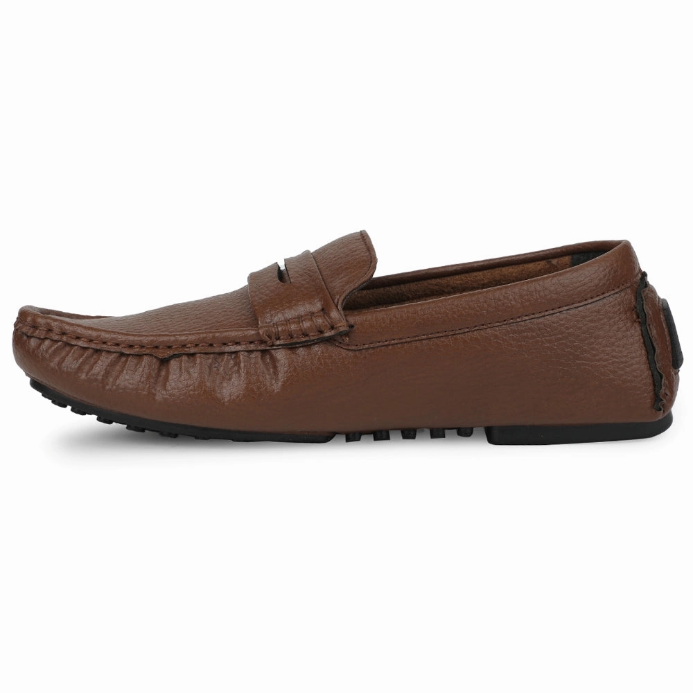 Fortune Brown Formal Loafers For Men CLASSIK-2E By Liberty Polo Club Loafers