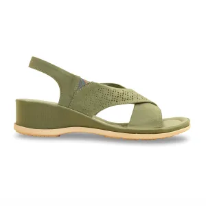 Jordan Slide Sandals Green Formal Sandal For Women PU0424