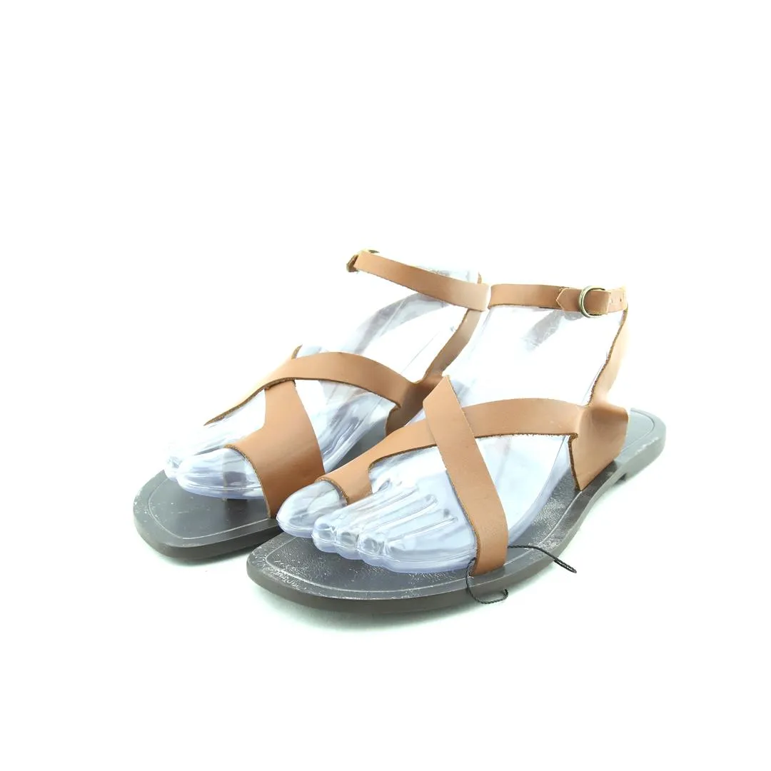 OYSHO . Leopard Print Flat Shoes Wide Fit