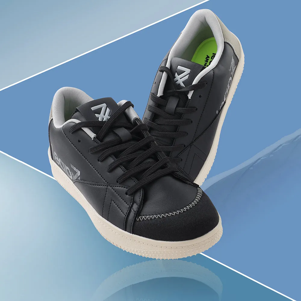 Sneakers And Athletic Shoes Leap7x Black Casual Lacing Sneakers Shoes For Men NEXTER-1E By Liberty